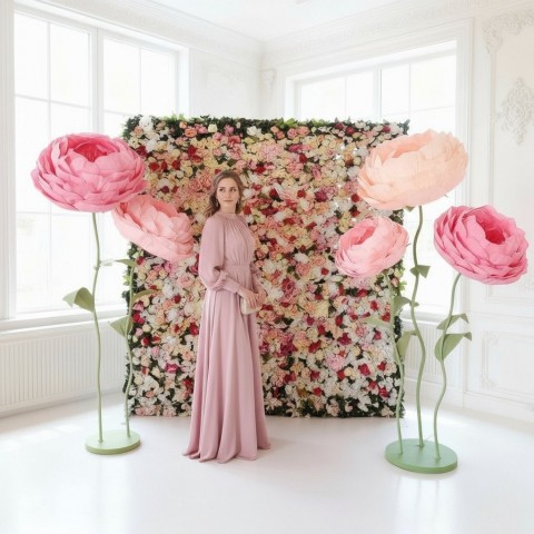 Цветочная стена "Летнее настроение" (аренда)