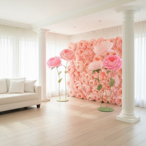 Фотозона из пионов "Париж"