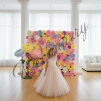 Стенд-фотозона из бумажных пионов аренда купить
