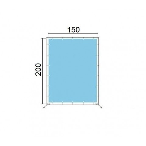 Конструкция каркас для баннера/фотозоны/пресс-волл 1,5х2 метра