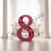 Объемная ростовая цифра "8" (размер и цвет по договоренности)