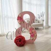 Объемная цифра (любой размер и цвет)