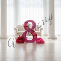 Аренда объемной большой цифры "8"