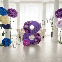 Аренда объемной большой цифры "8"