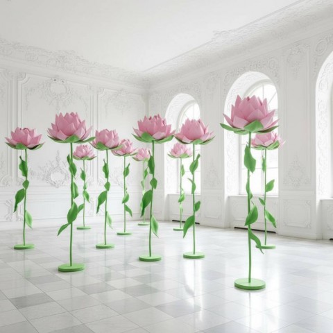 Ростовой цветок из фоамирана "Лотос" (цвет любой по договоренности)