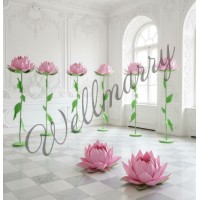 Ростовой цветок из фоамирана "Лотос" (цвет любой по договоренности) Ростовой цветок из фоамирана "Лотос" купить