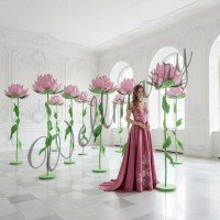 Ростовой цветок из фоамирана "Лотос" (цвет любой по договоренности) Ростовой цветок из фоамирана "Лотос" купить