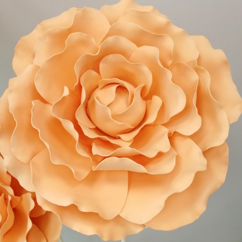 Цветок  из фоамирана "Пион персик"