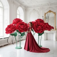 Ростовой цветок из фоамирана "Пион Диана" (цвет любой по договоренности)