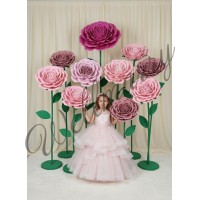 Ростовой цветок из фоамирана "Пион" купить