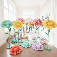 Ростовой цветок "Ранункулюс белый" (из изолона/фоамирана) Ростовой цветок "Ранункулюс белый" из изолона/фоамирана купить