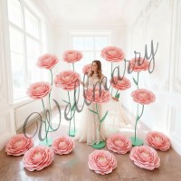 Ростовой цветок из изолона "Ранункулюс розовый" Ростовой цветок из изолона "Ранункулюс розовый"