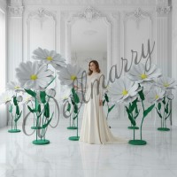 Ростовой цветок из фоамирана "Ромашка" (цвет любой по договоренности) Ростовой цветок из фоамирана "Ромашка" купить