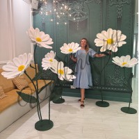 Ростовой цветок из фоамирана "Ромашка" (цвет любой по договоренности) Ростовой цветок из фоамирана "Ромашка" купить