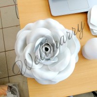 Цветок  из фоамирана "Белая роза"