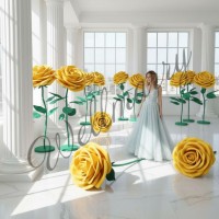 Ростовой цветок из фоамирана "Роза" (цвет любой по договоренности) Ростовой цветок из фоамирана "Роза" купить