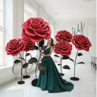 Ростовой цветок из фоамирана "Роза" (цвет любой по договоренности) Ростовой цветок из фоамирана "Роза" купить