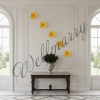 Цветок из фоамирана на стену "Тропики" желтый Цветок из фоамирана на стену "Тропики" желтый купить