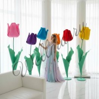 Ростовой цветок из фоамирана "Тюльпан" (цвет любой по договоренности) Ростовой цветок из фоамирана "Тюльпан" купить