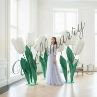 Ростовой цветок из фоамирана "Тюльпан" (цвет любой по договоренности) Ростовой цветок из фоамирана "Тюльпан" (цвет любой по договоренности)