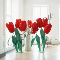 Ростовой цветок из фоамирана "Тюльпан" (цвет любой по договоренности) Ростовой цветок из фоамирана "Тюльпан" (цвет любой по договоренности)