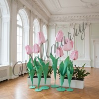 Ростовой цветок из фоамирана "Тюльпан розовый" Ростовой цветок из фоамирана "Тюльпан розовый" купить